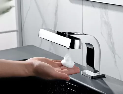 Integrated Sensor Faucet and Soap Dispenser 2-in-1 AC Power Installation